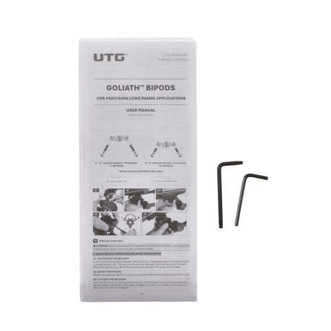 Bipod Leapers UTG Goliath 8-12", picatinny