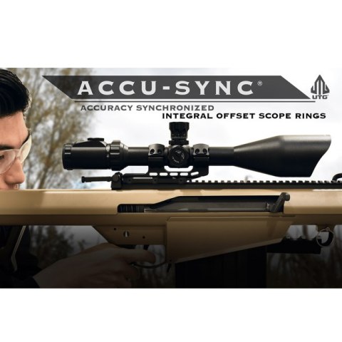 Montaż jednoczęściowy, średni Leapers UTG Accu-Sync 30/22 Cantilever 34 mm czarny