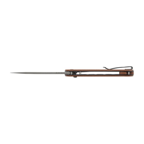 Nóż składany Civivi Button Lock Elementum C2103D brown micarta