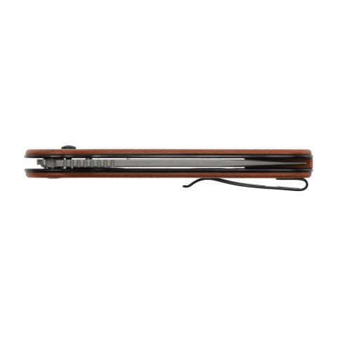 Nóż składany Civivi Button Lock Elementum C2103D brown micarta