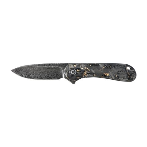 Nóż składany Civivi Elementum C907C-DS1 shredded carbon fiber / golden black