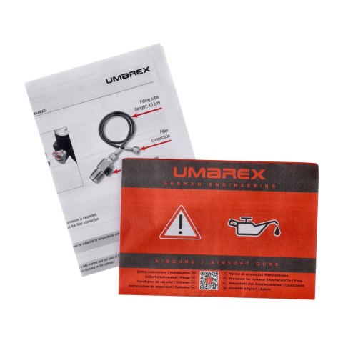 Szybkozłączka Walther z ogranicznikiem przepływu 45 cm