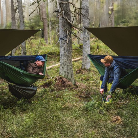 Hamak Lesovik Draka z zawieszeniem Sneka treetop green