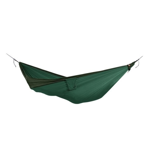 Hamak Ticket To The Moon King Size dwuosobowy ciemnozielono-zielony