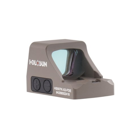 Kolimator Holosun HS507K X2 FDE Open Reflex SubCompact Pistol Sight
