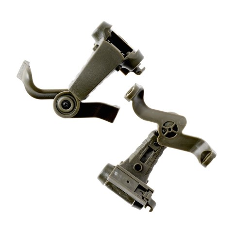 Montaż nahełmowy Earmor ARC dla ochronników Mark 3 M16 zielony