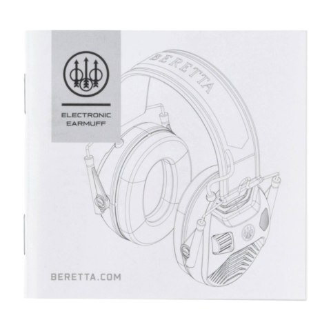 Słuchawki Beretta Electronic Earmuffs czarne