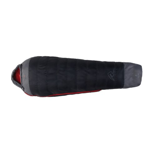 Śpiwór puchowy Robens Serac 300 dla leworęcznych -4C (195 cm) - czarny