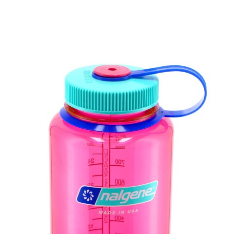 Butelka Nalgene Wide Mouth 1 l różowa z szerokim wlewem
