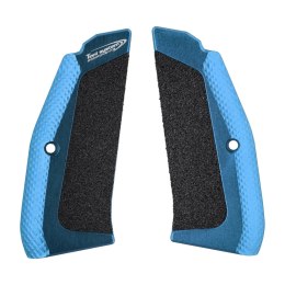 Długie okładziny Toni System do pistoletów CZ niebieskie
