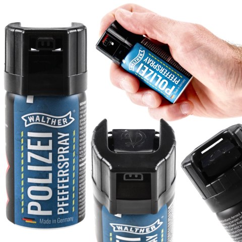 Gaz pieprzowy policyjny niemiecki Walther Polizei 40 ml stożek