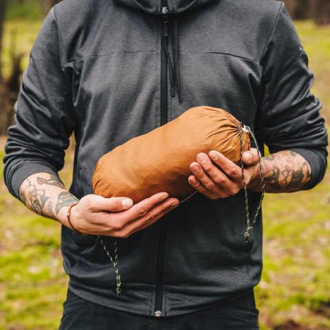 Hamak Lesovik Draka z zawieszeniem Sneka golden brown