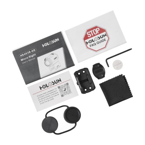 Kolimator Holosun HE403R-GD Gold Dot Montaż niski i 1/3 Co-witness