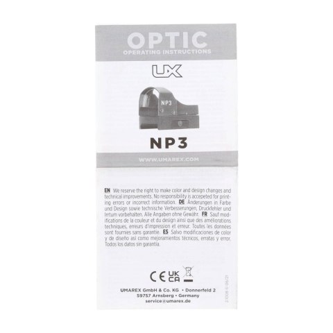 Kolimator Umarex Nano Point 3 6 MOA