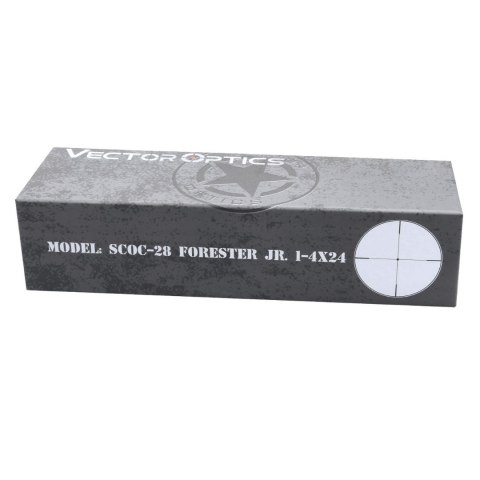 Luneta biegowa Vector Optics Forester JR. 1-4x24 SCOC-28 czarna