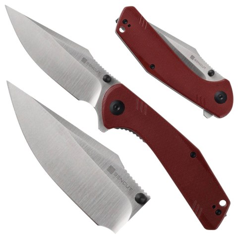 Nóż składany Sencut Actium SA02A burgundy