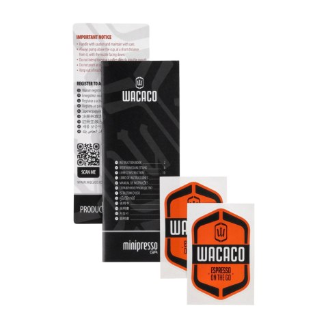 Podróżny ekspres Wacaco Minipresso GR na kawę mieloną