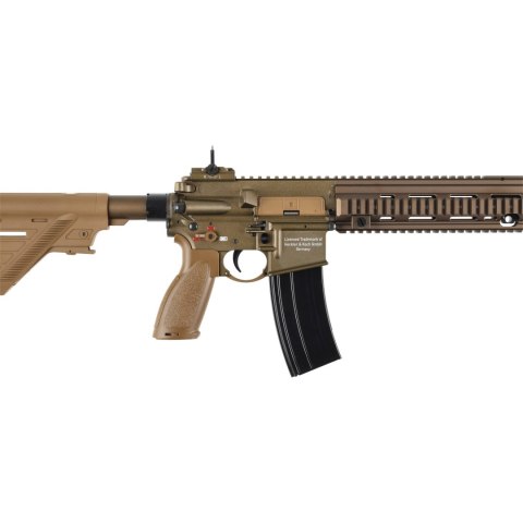 Replika karabinek ASG H&K Heckler&Koch HK416 A5 6 mm złota auto green gas