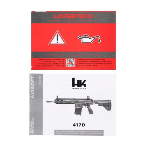 Replika karabinek ASG Heckler&Koch HK417 6 mm green gas