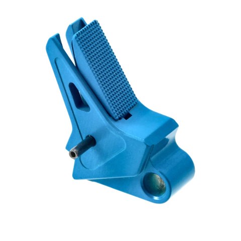 Aluminiowy spust Canik Advanced 90 stopni sky blue