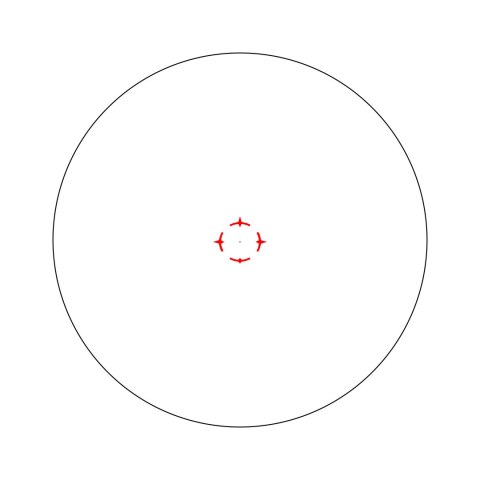 Celownik pryzmatyczny Vector Optics Paragon 1x18 X-Mini SCPS-M10 czarny
