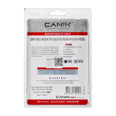 Płytka pod kolimator do pistoletów Non-Optic Ready CANIK MMAC_151