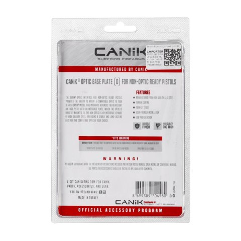 Płytka pod kolimator do pistoletów Non-Optic Ready CANIK MMAC_358