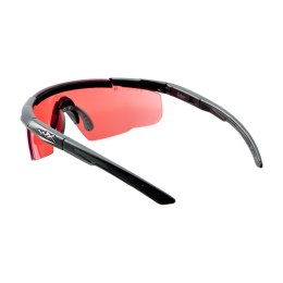 Okulary taktyczne Wiley X Saber Advanced 304 vermillion, czarne oprawki