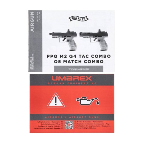 Pistolet wiatrówka Walther Q5 Match 5" Combo SET 4,5 mm