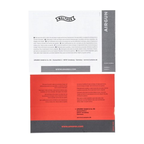 Pistolet wiatrówka Walther Q5 Match 5" Combo SET 4,5 mm