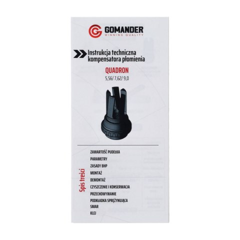 Tłumik płomienia Gomander Quadron S 7,62 M15X1