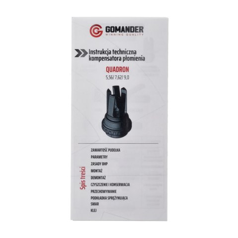 Tłumik płomienia Gomander Quadron S 9,0 M18X1 CZ EVO