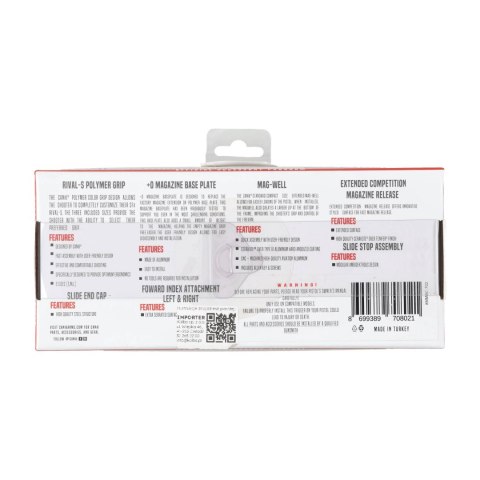 Zestaw akcesoriów Custom Color Pack do pistoletu Canik SFx Rival-S black cherry