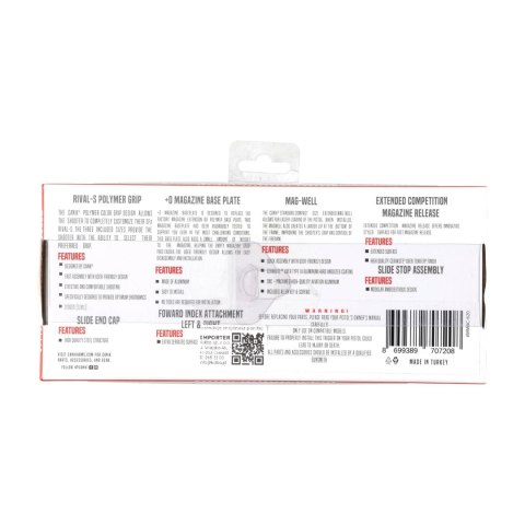 Zestaw akcesoriów Custom Color Pack do pistoletu Canik SFx Rival-S sky blue