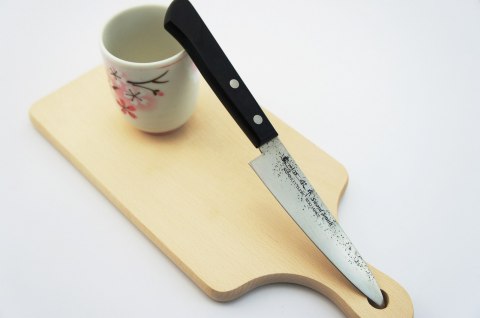 Satake Nashiji Black Pakka Nóż uniwersalny 12 cm