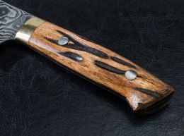 Takeshi Saji YBB Ręcznie kuty nóż Santoku 18 cm VG-10