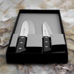 Tojiro Basic VG-10 Zestaw Nóż Santoku 16,5 cm + uniwersalny 13,5 cm