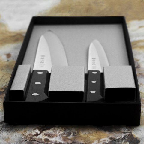 Tojiro Basic VG-10 Zestaw Nóż Szefa kuchni 20 cm + uniwersalny 13,5 cm