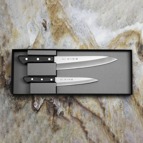 Tojiro Basic VG-10 Zestaw Nóż Szefa kuchni 20 cm + uniwersalny 13,5 cm