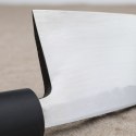 Tojiro Black Hammered Shirogami#2 Nóż Deba 15 cm