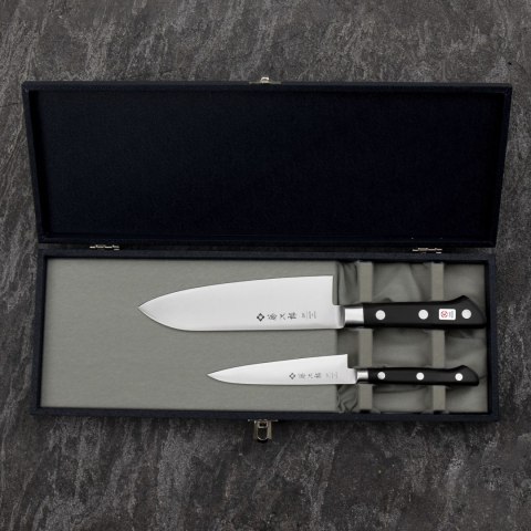 Tojiro DP3 Zestaw Santoku 17 cm + Uniwersalny 12 cm