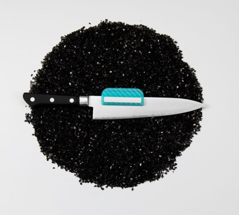 Tojiro Prowadnica do ostrzenia noży turkusowa