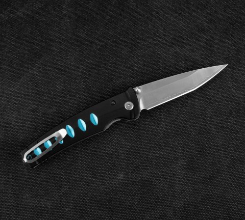 Mcusta Katana VG-10 czarne aluminium 8 cm