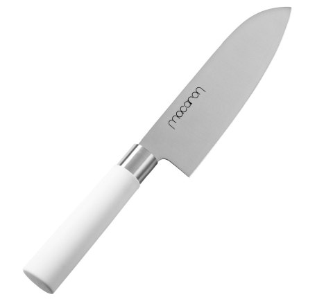 Satake Macaron White Nóż Santoku 17 cm
