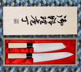 Satake Megumi Zestaw Nóż Bunka + Szefa