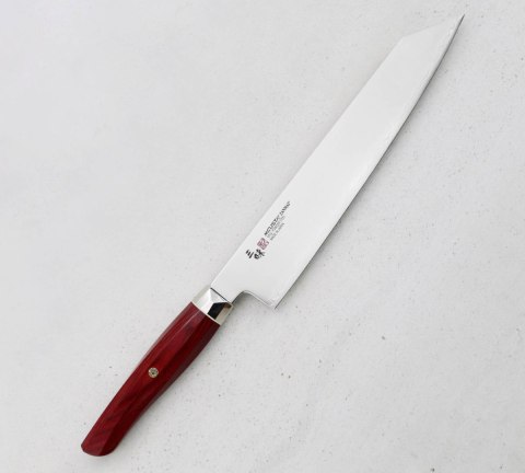 Mcusta Zanmai Red Revolution SPG2 Nóż Kiritsuke Gyuto 23 cm