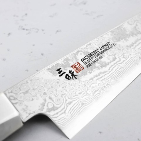 Mcusta Zanmai VG-10 Splash Nóż Sujihiki 27 cm
