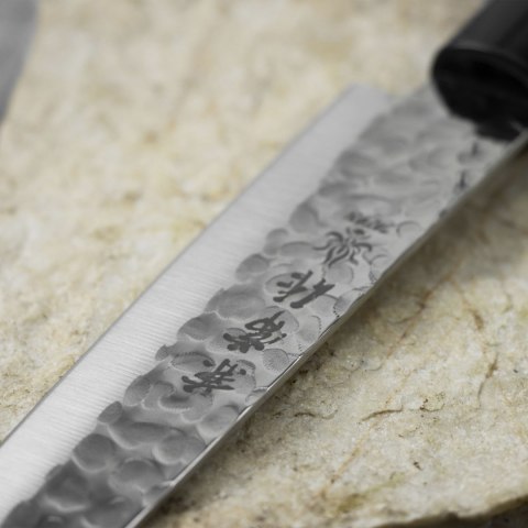 Hideo Kitaoka Shirogami Satin Nóż Kamagata Usuba 12 cm
