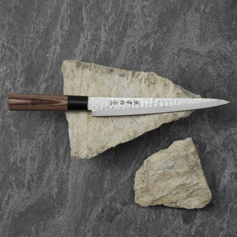 Hideo Kitaoka Shirogami Satin Nóż Kamagata Usuba 12 cm