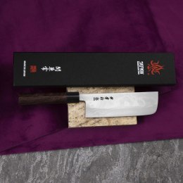 Kanetsune Zen-Bokashi Aogami#2 Nóż Nakiri 16,5 cm